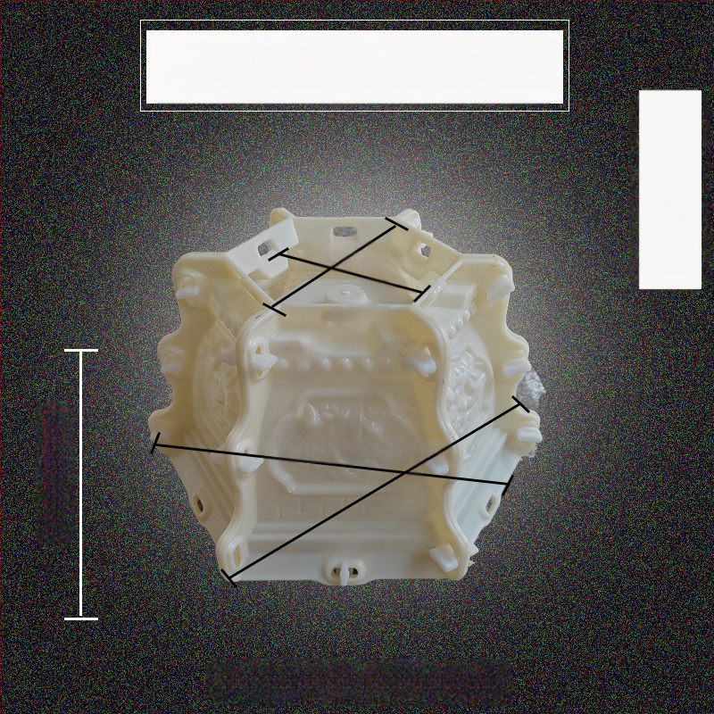 Formă hexagonală din plastic pentru ghivece din ciment – pentru amenajare DIY, model de ghiveci și șablon de construcție
