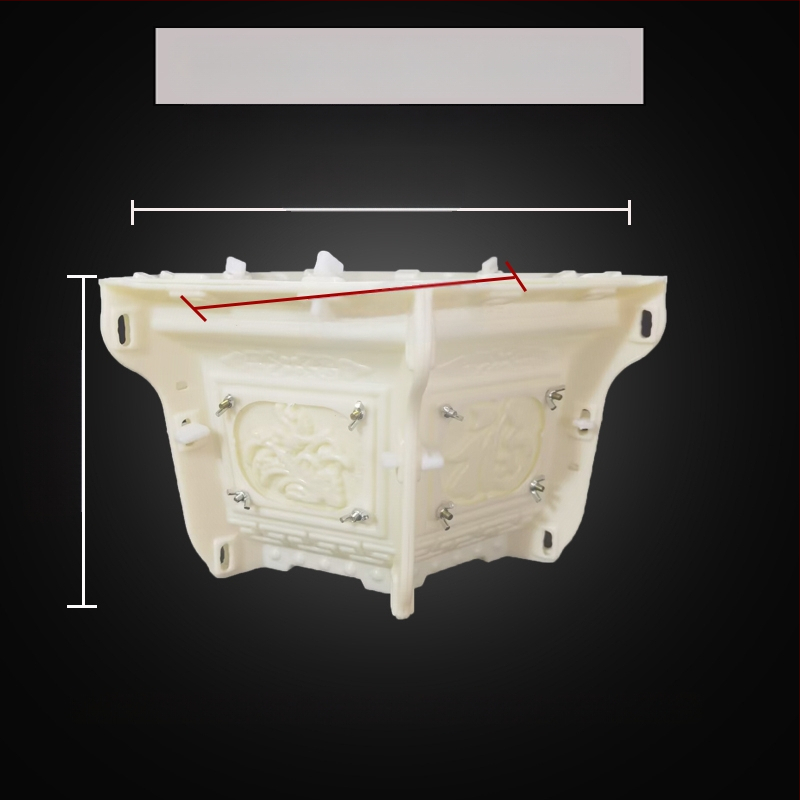 Formă hexagonală din plastic pentru ghivece din ciment – pentru amenajare DIY, model de ghiveci și șablon de construcție