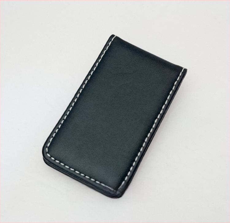 Magnetinis pinigų klipas, unisex, PU oda, 1 sulenkimas, ekspozicinis atidarymas, vertikalios kvadrato formos, modeliai HC-8833/HC-8844/HC-9090