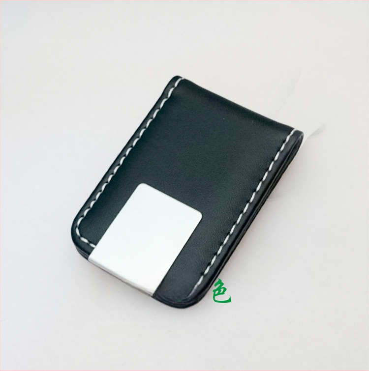 Magnetinis pinigų klipas, unisex, PU oda, 1 sulenkimas, ekspozicinis atidarymas, vertikalios kvadrato formos, modeliai HC-8833/HC-8844/HC-9090