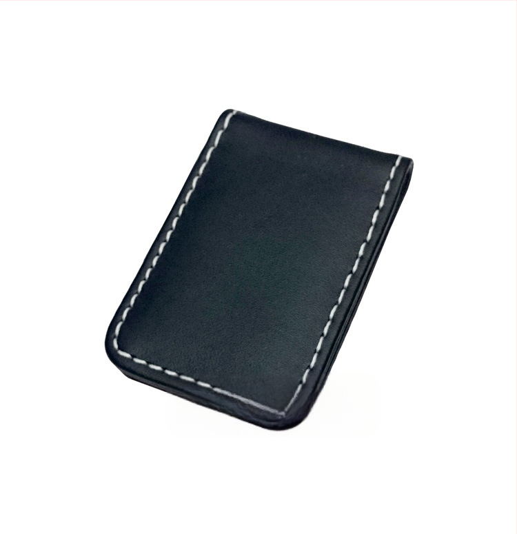 Magnetinis pinigų klipas, unisex, PU oda, 1 sulenkimas, ekspozicinis atidarymas, vertikalios kvadrato formos, modeliai HC-8833/HC-8844/HC-9090