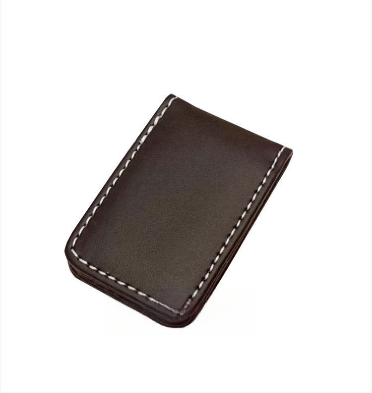 Magnetinis pinigų klipas, unisex, PU oda, 1 sulenkimas, ekspozicinis atidarymas, vertikalios kvadrato formos, modeliai HC-8833/HC-8844/HC-9090