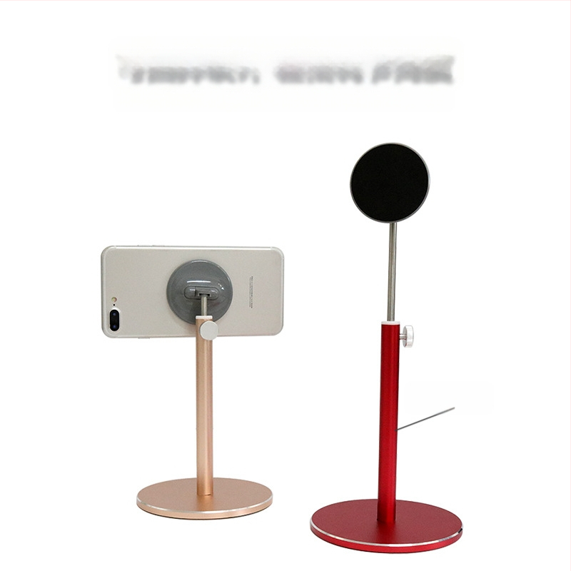 Luhiro stolný stojan pre telefón a tablet, hliníková zliatina, nastaviteľné zdvíhanie, univerzálny, model M04S, magnetické upnutie