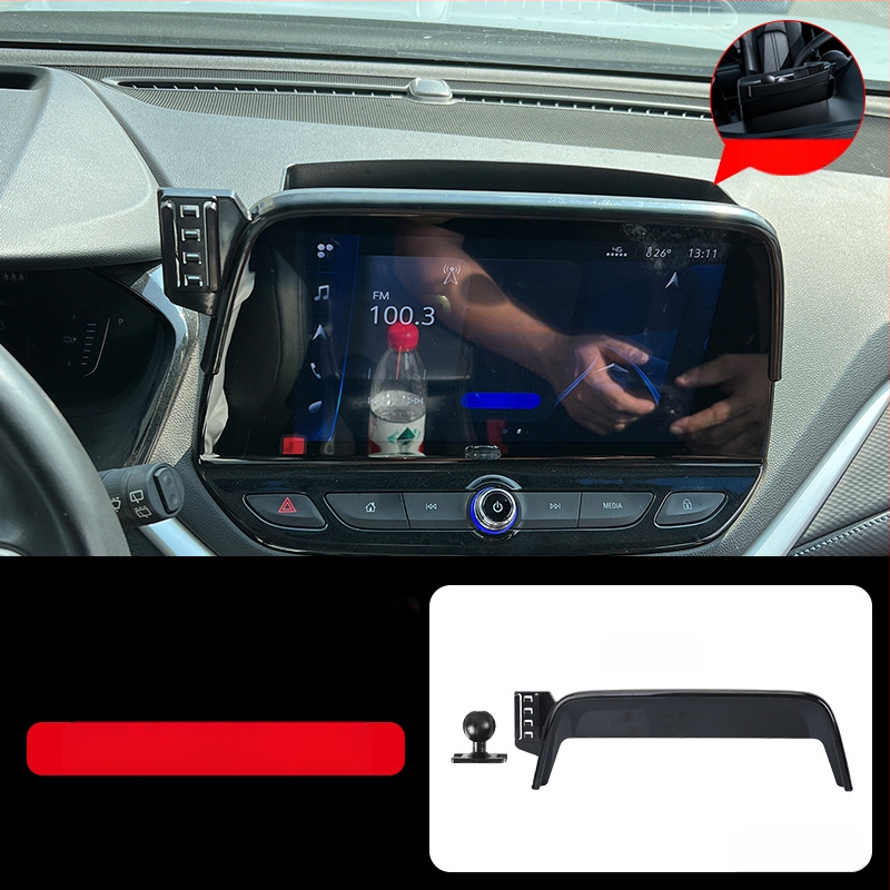 Телефонен държател за автомобил Tracy за табло на Chevrolet — щракващ монтаж, база за закрепване, без презареждане