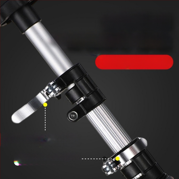 Лазерен нивелир с телескопична повдигаща пръчка и инфрачервен мултифункционален държач, изработен от удебелена алуминиева сплав и неръждаема стомана