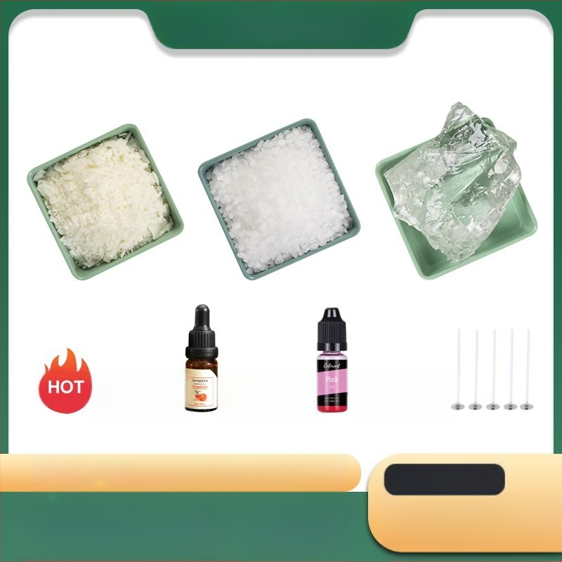 DIY materijal svijeće od sojinog voska – Ručno izrađena aromatična svijeća u obliku pahuljica; Marka: Flower with me; Materijal: Sojin vosak; Izrada: Ručna; Tip svijeće: Aromatična; Oblik: Pahuljice