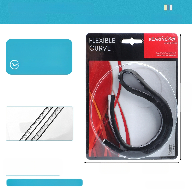 Змийска линейка — пластмасова, гъвкава форма; тегло 89 g; опаковка 19×9×1,5 cm