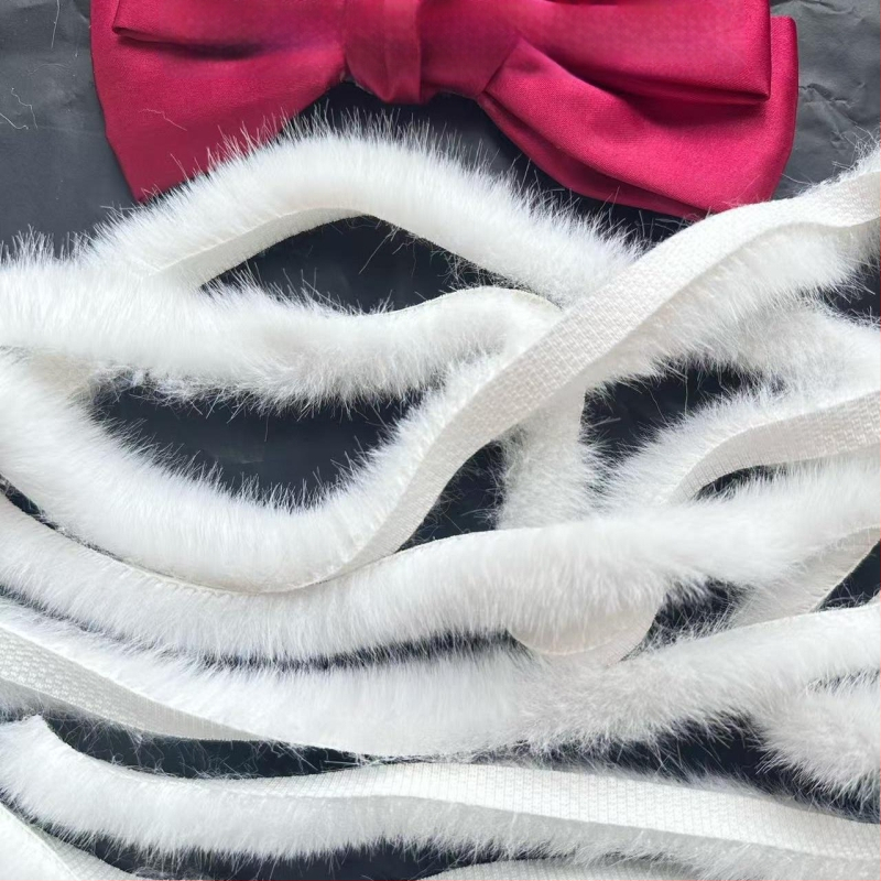 Имитирани ленти от изкуствена норова козина за DIY – суров ръб, декор за дрехи