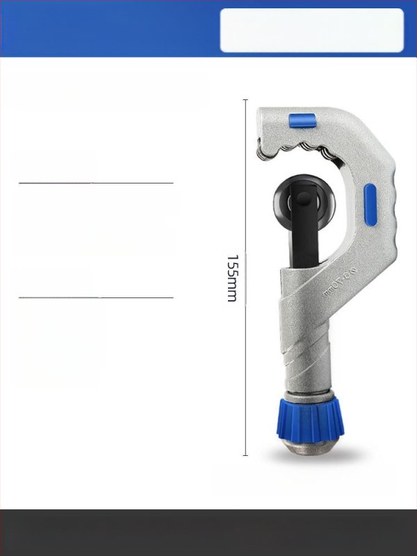 Резач за тръби с режеща глава от неръждаема стомана, лагерен механизъм и ролка за рязане на метални, медни и пластмасови тръби