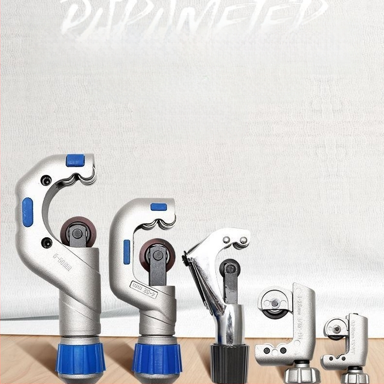 Резач за тръби с режеща глава от неръждаема стомана, лагерен механизъм и ролка за рязане на метални, медни и пластмасови тръби