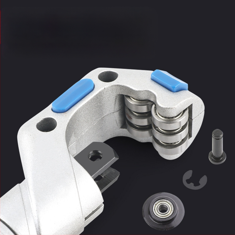 Резач за тръби с режеща глава от неръждаема стомана, лагерен механизъм и ролка за рязане на метални, медни и пластмасови тръби