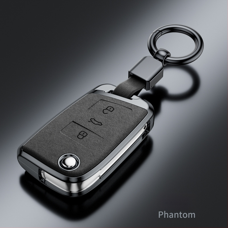 VW modelljeihez készült kulcstartó tok – Bai xi, PVC, üzleti stílus, testreszabás nélkül