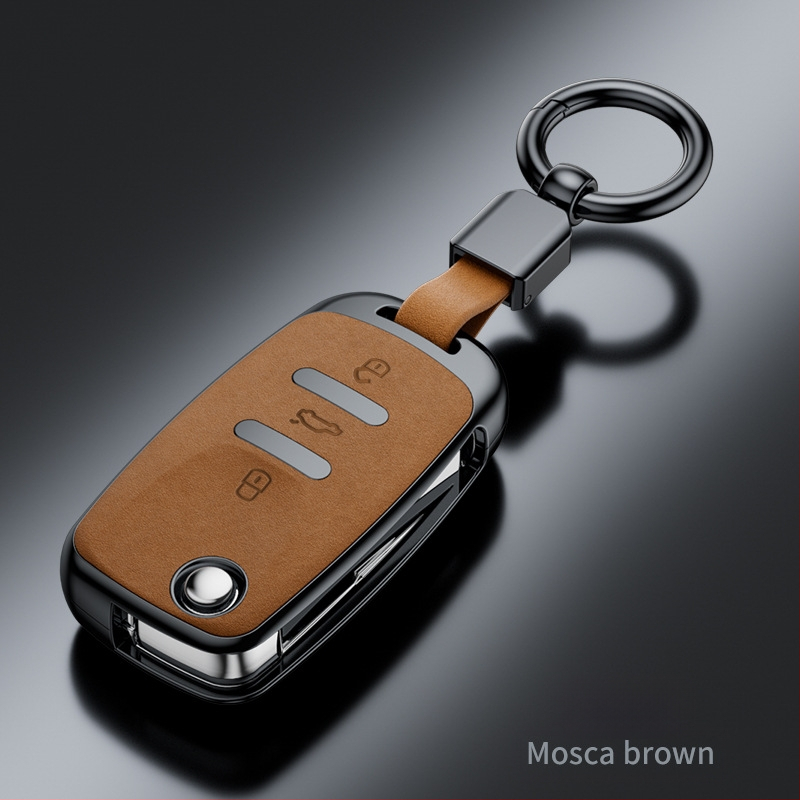 VW modelljeihez készült kulcstartó tok – Bai xi, PVC, üzleti stílus, testreszabás nélkül