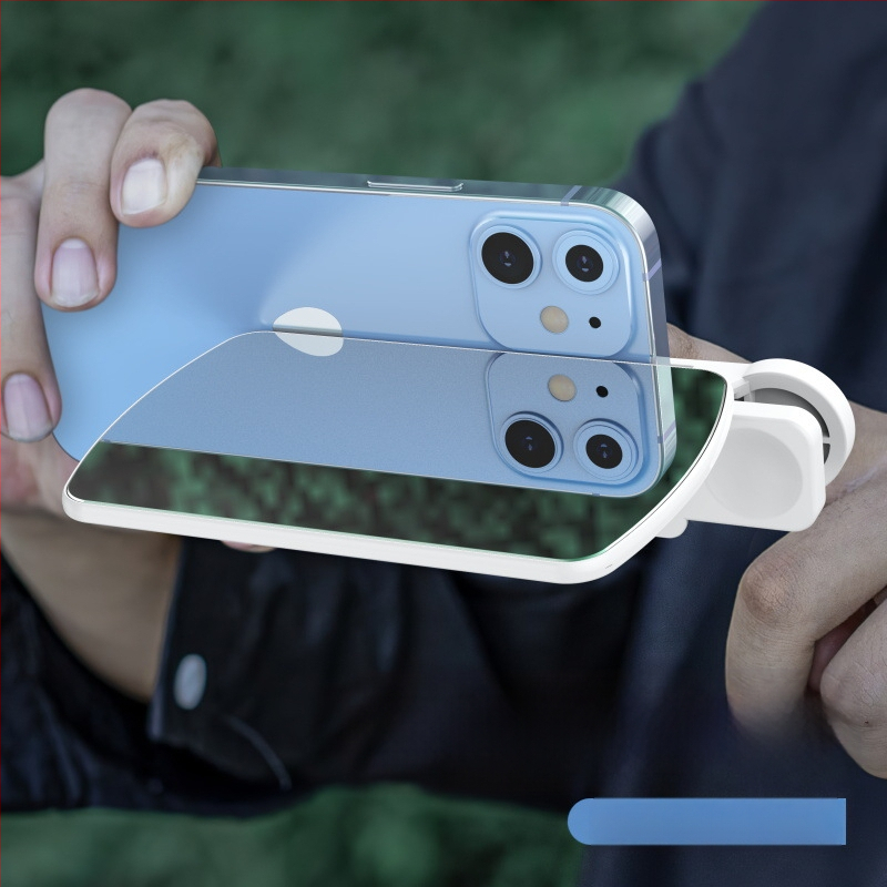 TH-217 Universali klipu objektyvas telefonui – atspindintis selfie objektyvas su Sky Mirror efektu – Shenzhen