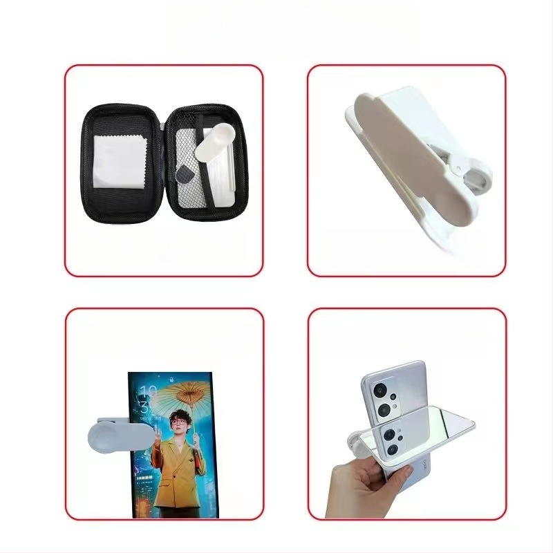 TH-217 Universali klipu objektyvas telefonui – atspindintis selfie objektyvas su Sky Mirror efektu – Shenzhen