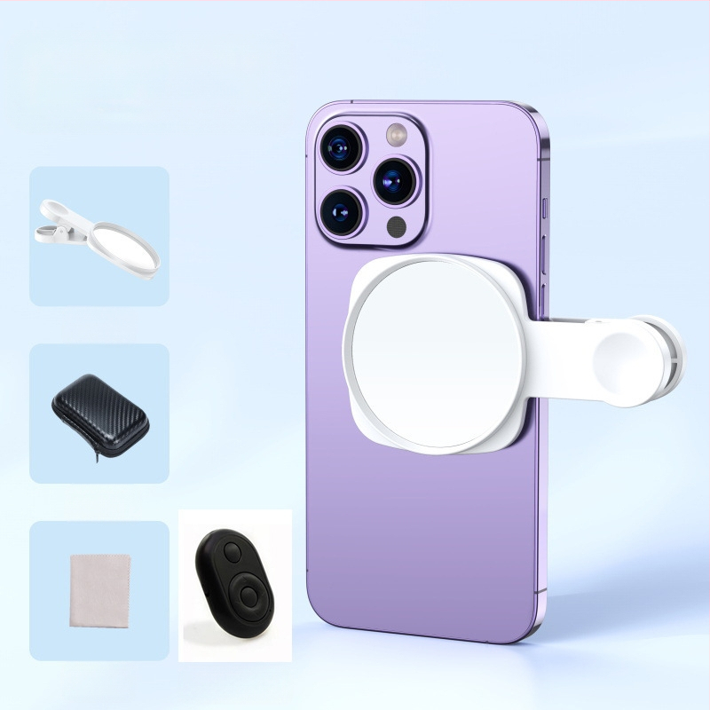 TH-217 Universali klipu objektyvas telefonui – atspindintis selfie objektyvas su Sky Mirror efektu – Shenzhen