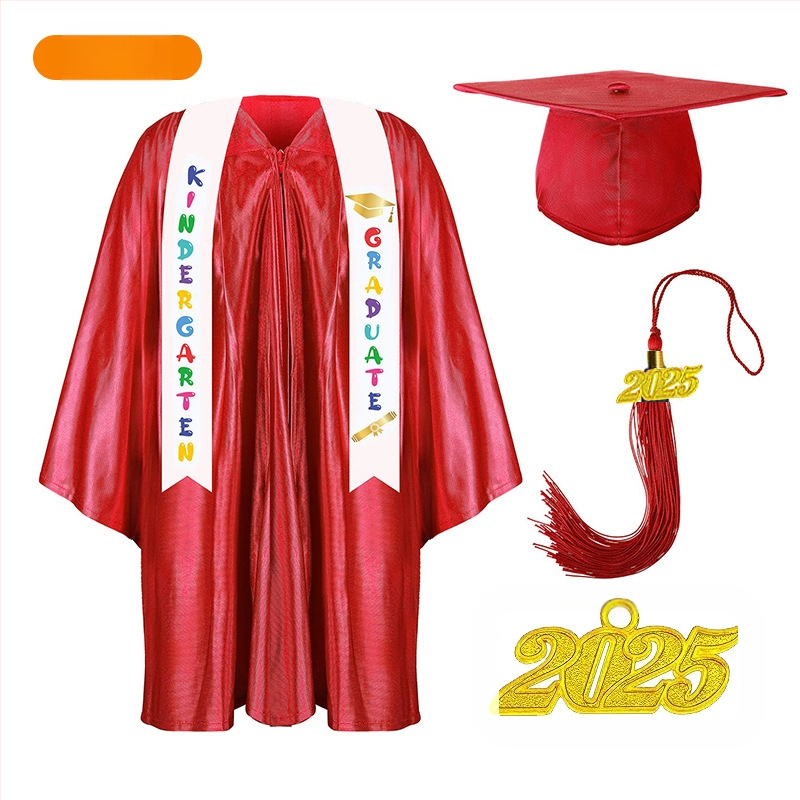 Jin Yi Bao детска завършваща униформа за училищни представления, трикотажна материя, 95% полиестер, за деца 3–8 години, AQL 1.0