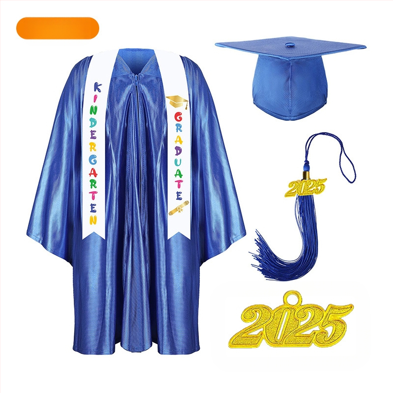 Jin Yi Bao детска завършваща униформа за училищни представления, трикотажна материя, 95% полиестер, за деца 3–8 години, AQL 1.0