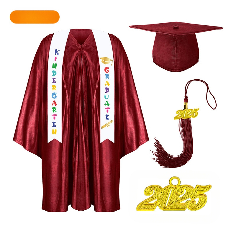 Jin Yi Bao детска завършваща униформа за училищни представления, трикотажна материя, 95% полиестер, за деца 3–8 години, AQL 1.0