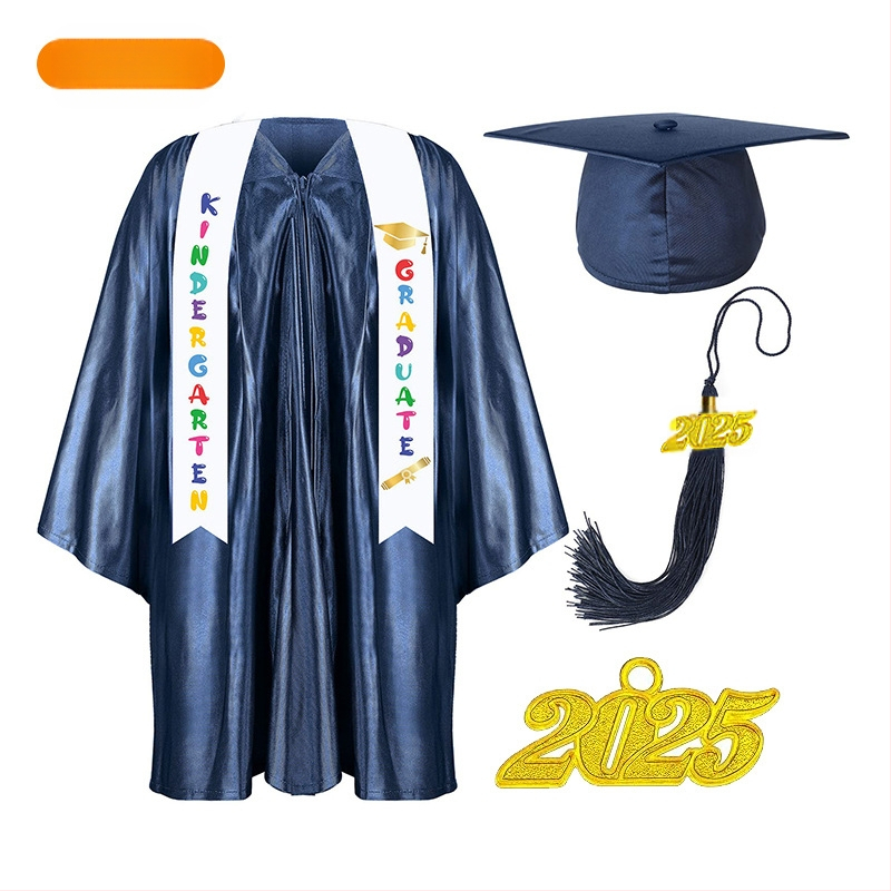 Jin Yi Bao детска завършваща униформа за училищни представления, трикотажна материя, 95% полиестер, за деца 3–8 години, AQL 1.0