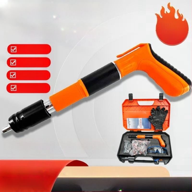 Мини пистолет за пирони – за закрепване в бетон и монтаж, скоби за климатик; серия Mini Gun Nail Gun, произход Германия, пазар Океания