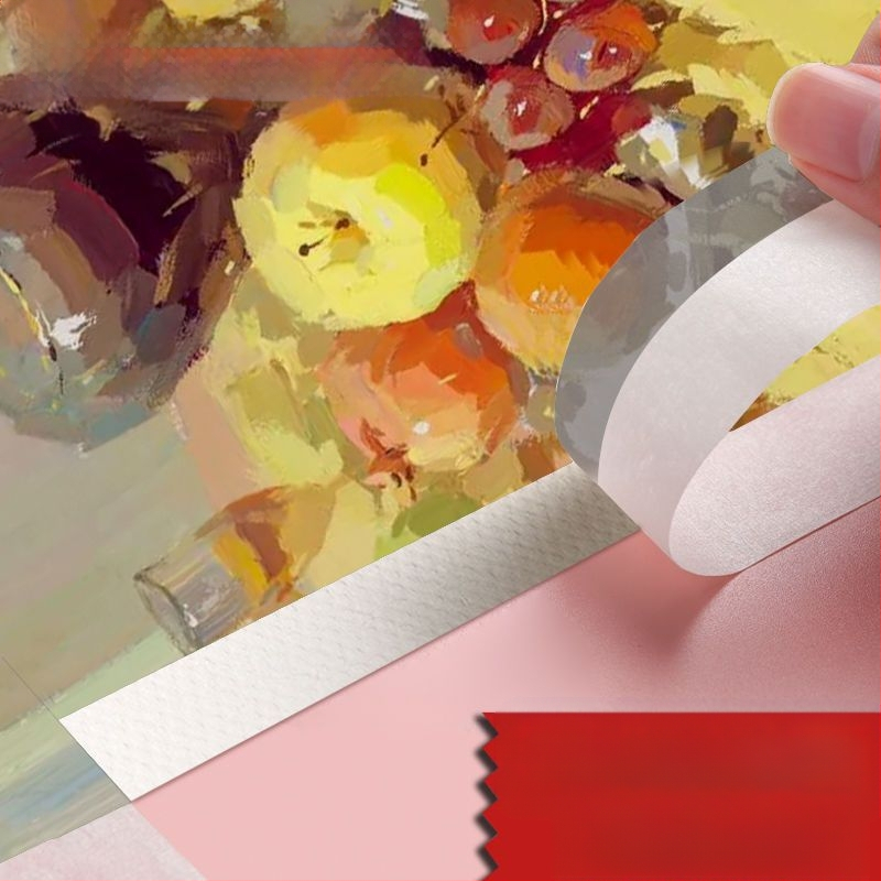 Dailės užduočiai skirta popierinė lipduko juosta su magnetiniu pagrindu, numatytasis modelis, be logotipo, patvirtintos privatūs prekių ženklai