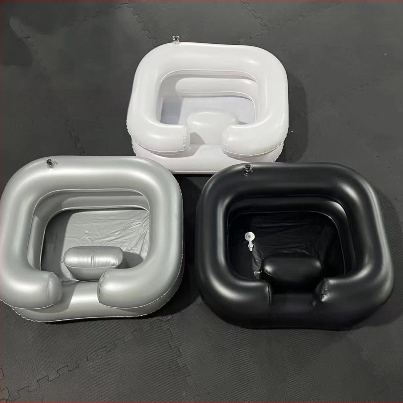 Qiao Ba PVC pripučiamas plaukų plovimo baseinas lovoje – nešiojamas nėščioms