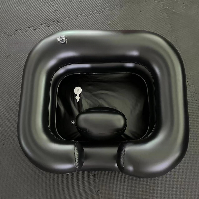 Qiao Ba PVC pripučiamas plaukų plovimo baseinas lovoje – nešiojamas nėščioms