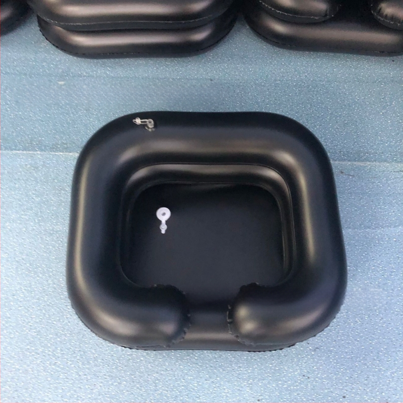 Qiao Ba PVC pripučiamas plaukų plovimo baseinas lovoje – nešiojamas nėščioms