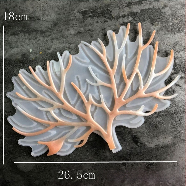 Silikoninė forma DIY kristalinių lašelių papuošalams — formos: fawn, branch, antler; tinka auskarams ir pakabukams