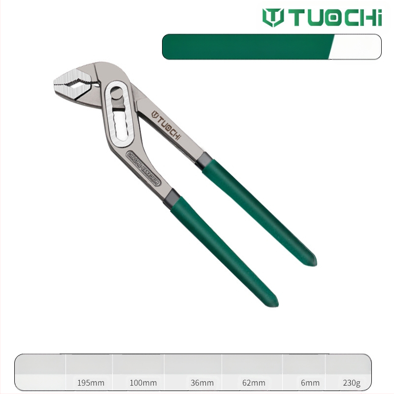 Водопроводни клещи – мултифункционални, с широки челюсти – Tuochi