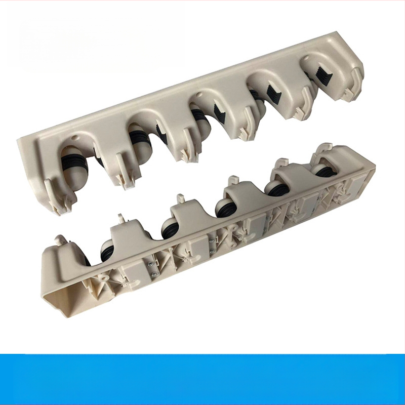 Držač za mop s klipom za kupaonicu – moderni minimalistički stil, injekcijsko oblikovani PP/ABS plast, prilagodljiv