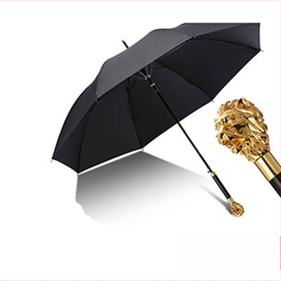 Dlhý dážďnik s retro štýlom, s 8 rebrami, automatické otváranie, tkanina 210T, vlákové výstuhy, možnosť tlače loga