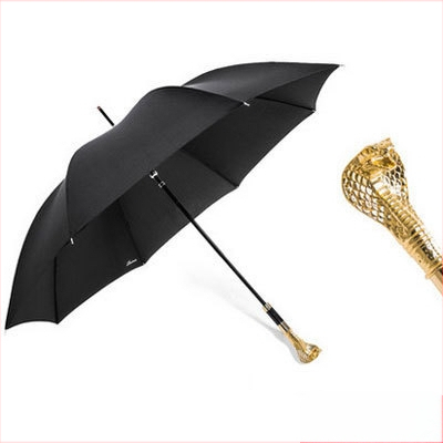 Dlhý dážďnik s retro štýlom, s 8 rebrami, automatické otváranie, tkanina 210T, vlákové výstuhy, možnosť tlače loga