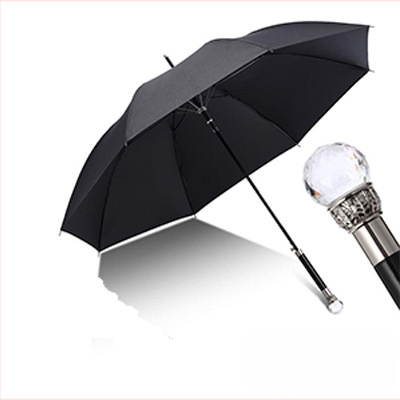 Dlhý dážďnik s retro štýlom, s 8 rebrami, automatické otváranie, tkanina 210T, vlákové výstuhy, možnosť tlače loga