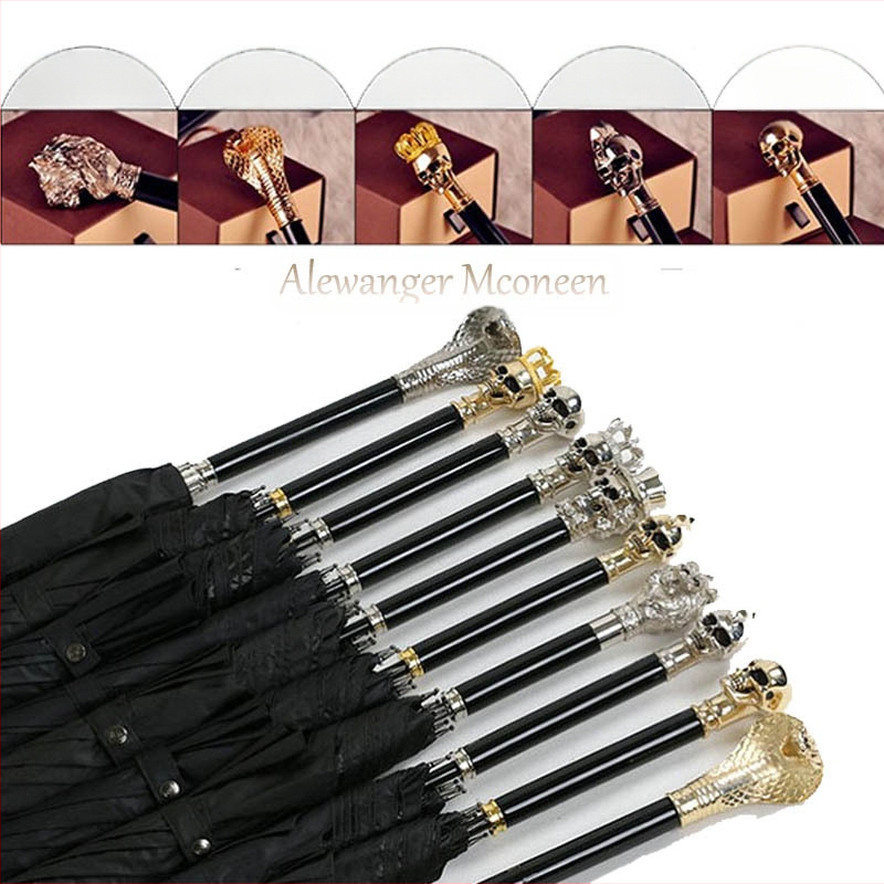 Dlhý dážďnik s retro štýlom, s 8 rebrami, automatické otváranie, tkanina 210T, vlákové výstuhy, možnosť tlače loga