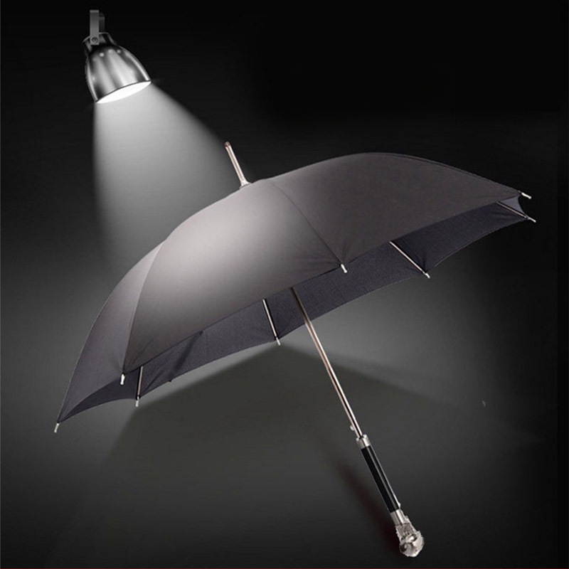 Dlhý dážďnik s retro štýlom, s 8 rebrami, automatické otváranie, tkanina 210T, vlákové výstuhy, možnosť tlače loga