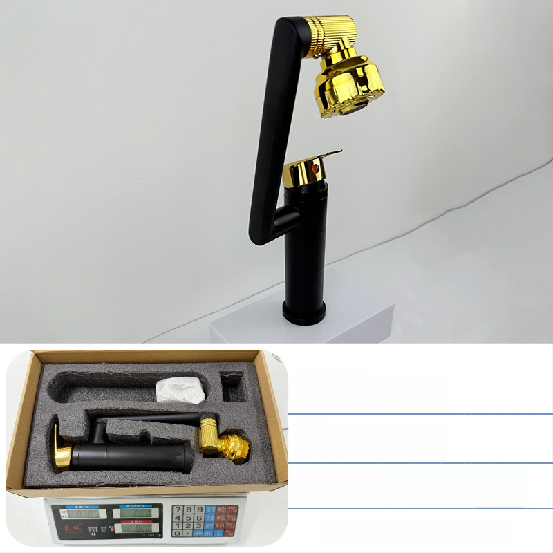 Slavina za umivaonik - nehrđajući čelik, miješanje tople i hladne vode, jednostruki dizajn, keramički uložak, montaža na ploču, 0–70°C