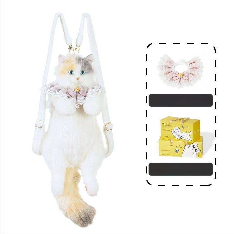 Wc0 RagDoll macska hátizsák – plüss játékbaba lányoknak