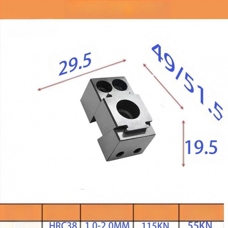 Lydinio stoties fiksatorius – daugiafunkcinis krašto fiksatorius su spaustuvu, magnetinis atsparumas, vienpusis dizainas