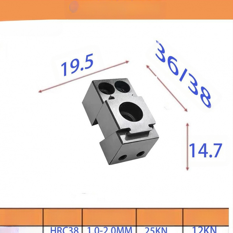 Lydinio stoties fiksatorius – daugiafunkcinis krašto fiksatorius su spaustuvu, magnetinis atsparumas, vienpusis dizainas