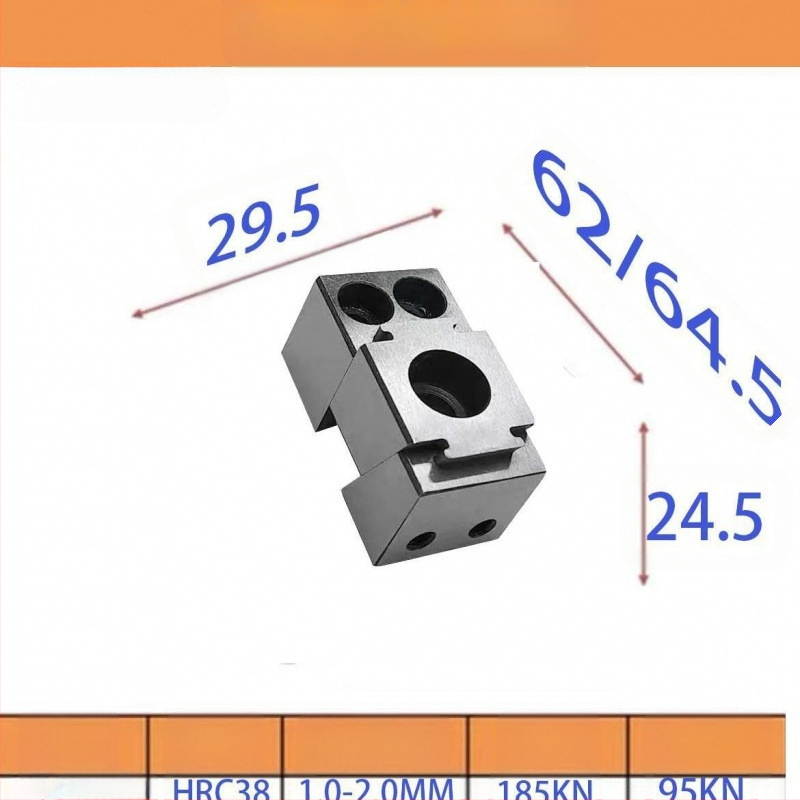 Lydinio stoties fiksatorius – daugiafunkcinis krašto fiksatorius su spaustuvu, magnetinis atsparumas, vienpusis dizainas