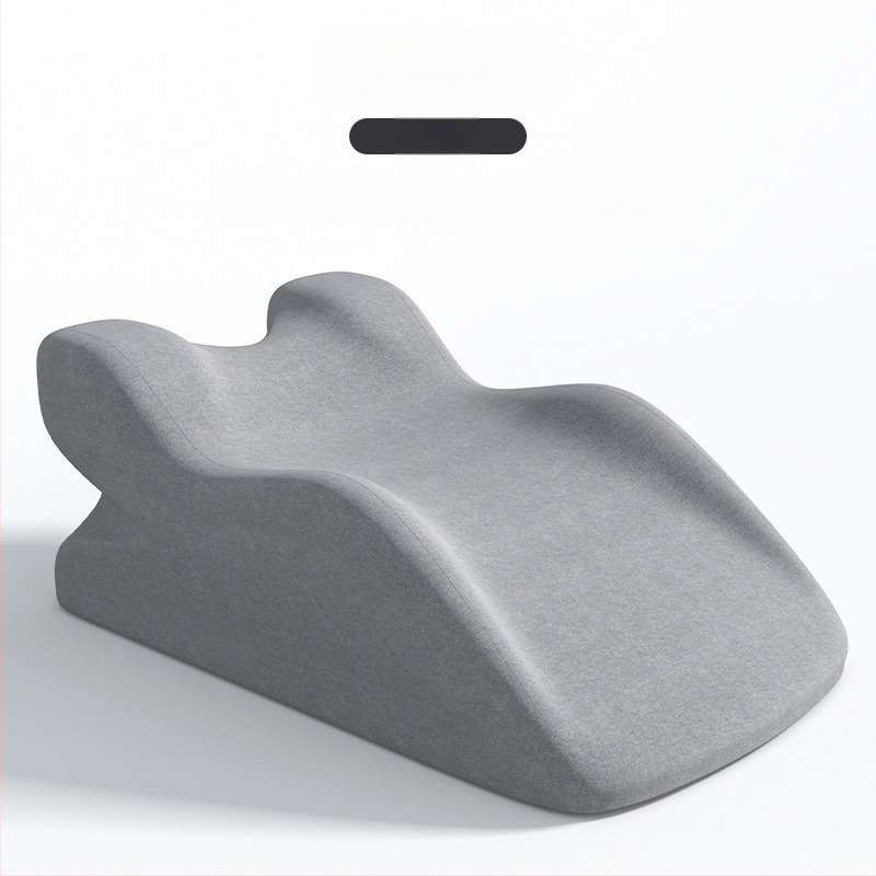 Porinė lovos pagalvė su atminties putų centru, medvilnės užvalkalas, modernus minimalistinis stilius