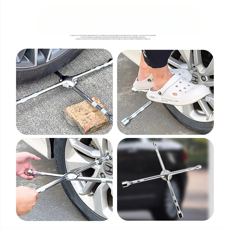 Sunkus L tipo ratlankių lizdo raktų rinkinys, chromo-vanadžio plienas