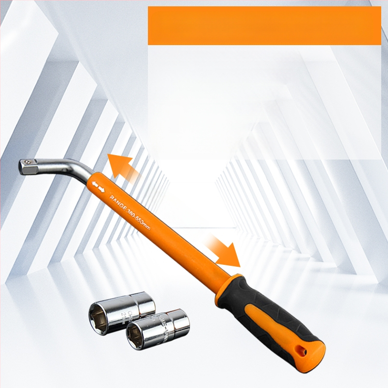 Sunkus L tipo ratlankių lizdo raktų rinkinys, chromo-vanadžio plienas