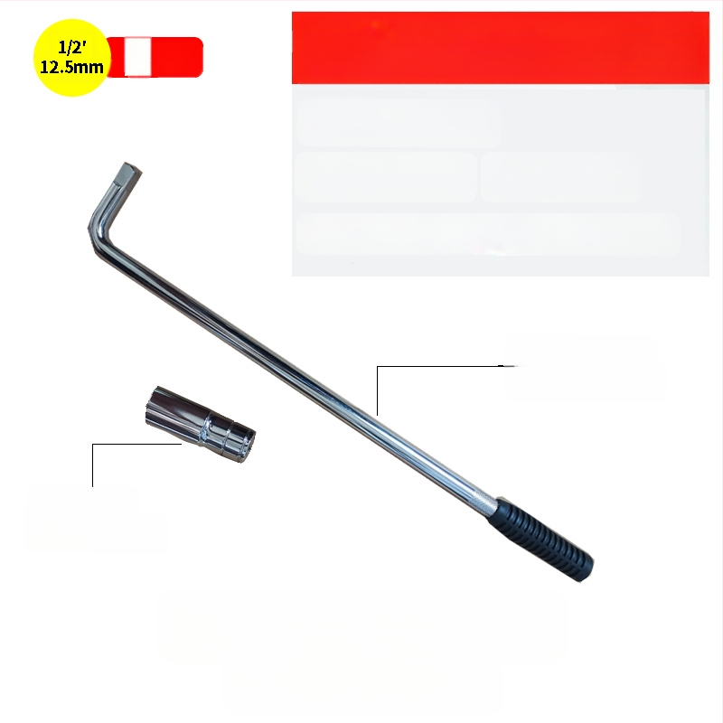 Sunkus L tipo ratlankių lizdo raktų rinkinys, chromo-vanadžio plienas