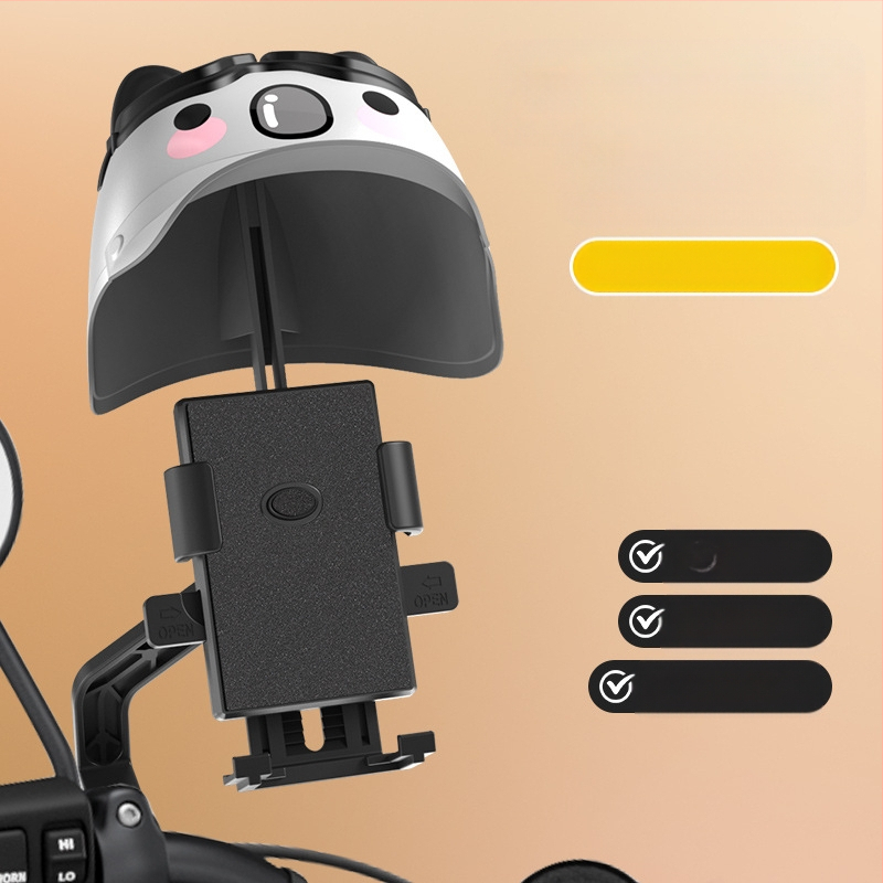 Telefonų laikiklis motociklui ir elektriniam dviraliui – universalus, plastikinis, pritaikymo galimybės