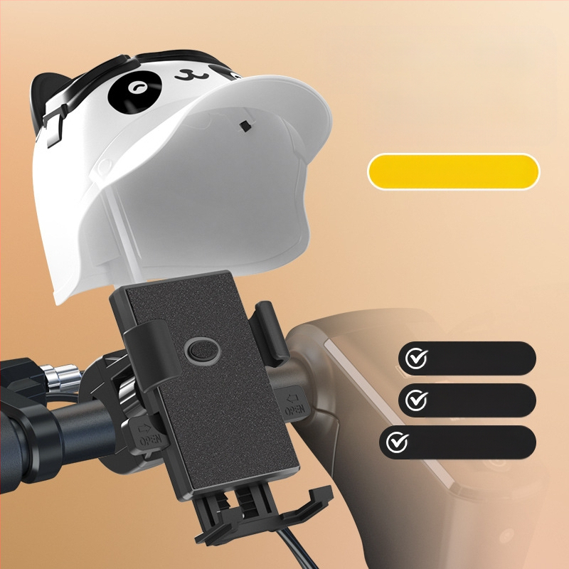 Telefonų laikiklis motociklui ir elektriniam dviraliui – universalus, plastikinis, pritaikymo galimybės