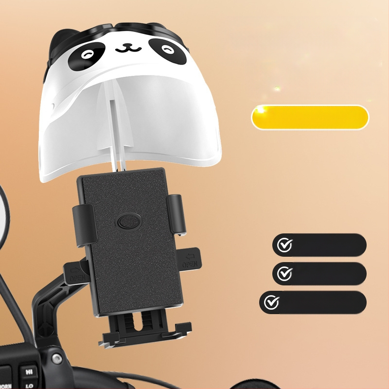 Telefonų laikiklis motociklui ir elektriniam dviraliui – universalus, plastikinis, pritaikymo galimybės