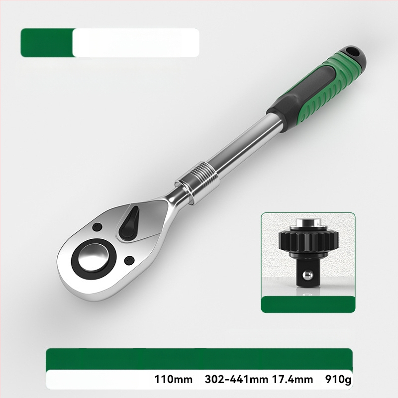 Βιομηχανικό τηλεσκοπικό καστάνιο κλειδί δύο κατευθύνσεων, κράμα χρωμίου-βανadiου, εργαλείο ροπων